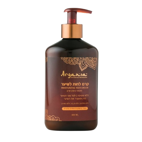 Argania Argan Oil Moisturzing Hair Cream 400ML ארגאניה קרם לחות ארגן