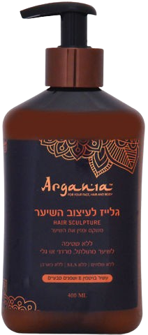 Argania Argan Hair Sculpture Glaze 400ML ארגאניה גלייז ארגן