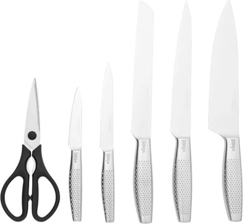 NINJA K62006EUUK STAYSHARP 6-PIECE KNIFE SET & WOOD BLOCK סט סכינים 6 חלקים צבע שחור