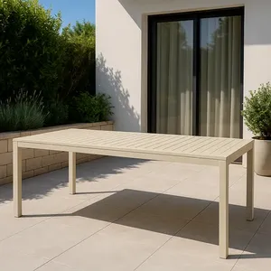 שולחן אלומניום נפתח 200/300 דגם סיאול שמפניה PLAYA