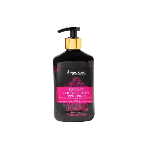 Argania Hyaluronic Acid & Shea Butter Hair Moisturizing Cream 400ML ארגאניה קרם לחות חומצה היאלרונית וחמאת שיאה