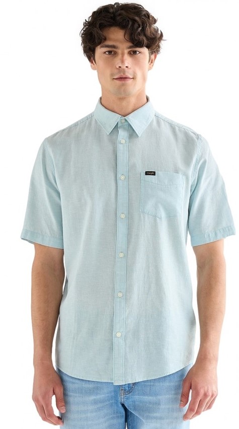 חולצה מכופתרת רנגלר Wrangler Ss 1 Pkt Shirt | גברים 