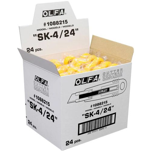 סכין בטיחות 24 יחידות במארז OLFA SK-4/24 