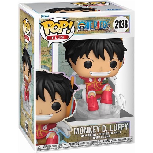 בובת פופ אנימה: וואן פיס - מאנקי די לופי (אגהד) - Funko POP! Anime: One Piece - Monkey D. Luffy (Egghead) #2138