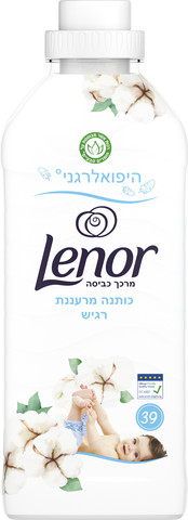 מרכך כביסה מרוכז בניחוח כותנה מרעננת לעור רגיש | 819 מ