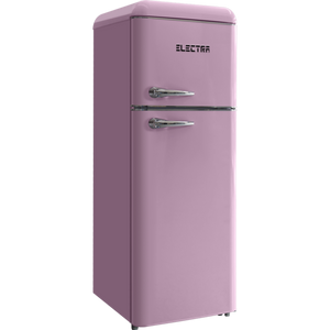 מקרר מקפיא עליון רטרו 208 ליטר Electra ELR210P - גימור ורוד אחריות ע"י היבואן הרשמי