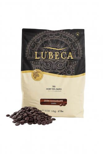 שוקולד מריר 55% מהדרין 5 קילו LUBECA לובקה