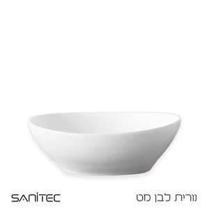 כיור מונח 41X33 ס"מ נורית לבן מט
