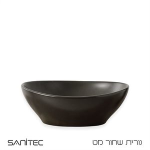 כיור מונח 41X33 ס"מ נורית שחור מט