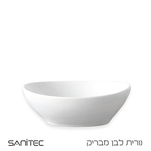 כיור מונח 41X33 ס"מ נורית לבן מבריק