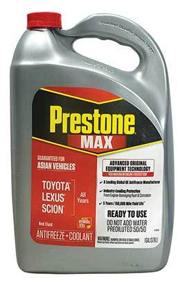 88262 Prestone Antifreeze / Coolant for Asian Vehicles