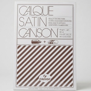 בלוק נייר שרטוט חלק Calque Satin Canson A4
