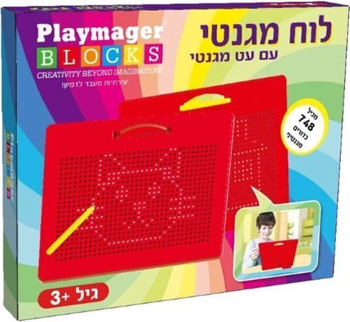לוח מגנטי עם עט מגנטי