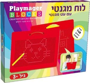 לוח מגנטי עם עט מגנטי