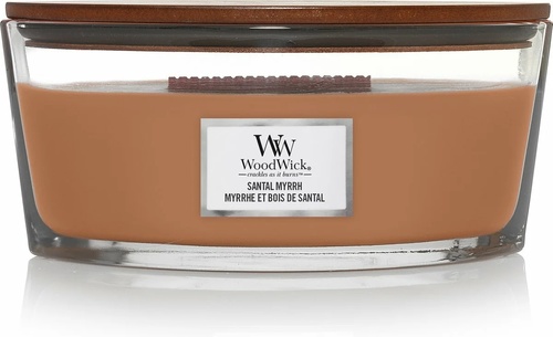 נר ריחני - Woodwick Candle Santal Myrrh 453.6G