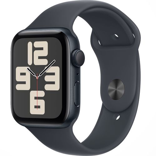 שעון חכם Apple Watch SE 2nd Gen 2024 44mm Aluminum Case Rubber Sport Band GPS