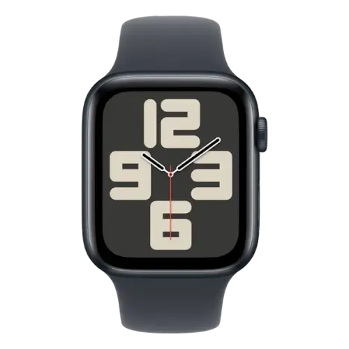 שעון חכם Apple Watch SE 2nd Gen 2024 44mm Aluminum Case Rubber Sport Band GPS