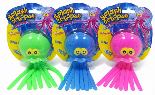 תמנון סופג מים נמעך (מגוון צבעים)