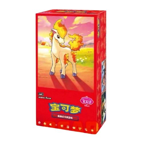 קלפי פוקימון בוסטר בוקס סיני ג'ם 4 פוניטה Chinese Pokemon TCG: Gem Vol 4. 