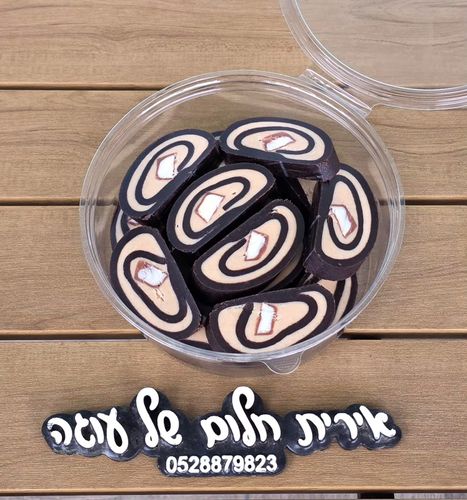 קופסת פלסטיק עגולה כתר שקופה עם מכסה שטוח מחובר (10 יח)