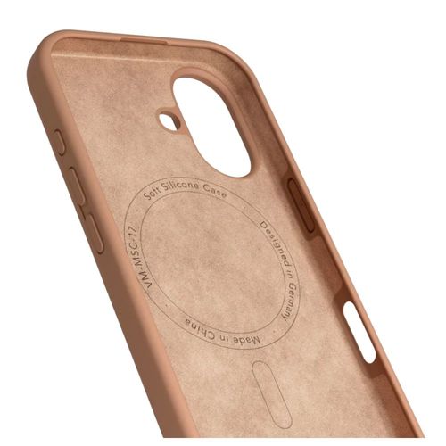 כיסוי סיליקון VONMAHLEN Soft Silicone Case iPhone 17 חום