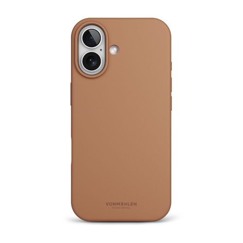 כיסוי סיליקון VONMAHLEN Soft Silicone Case iPhone 17 חום