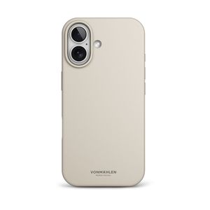 כיסוי סיליקון VONMAHLEN Soft Silicone Case iPhone 17 קרם