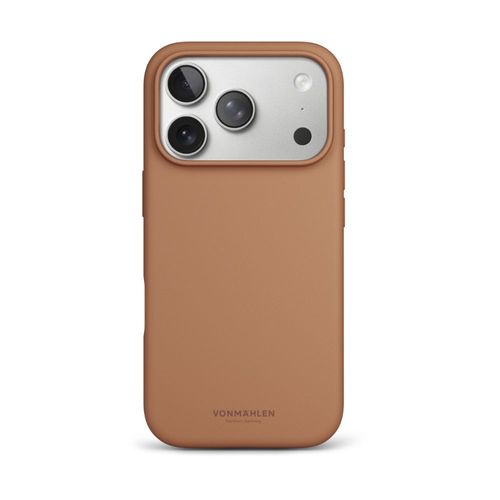 כיסוי סיליקון VONMAHLEN Soft Silicone Case iPhone 17 Pro Max חום