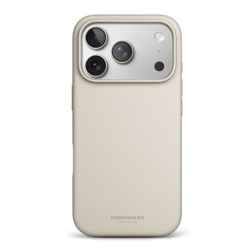 כיסוי סיליקון VONMAHLEN Soft Silicone Case iPhone 17 Pro Max קרם