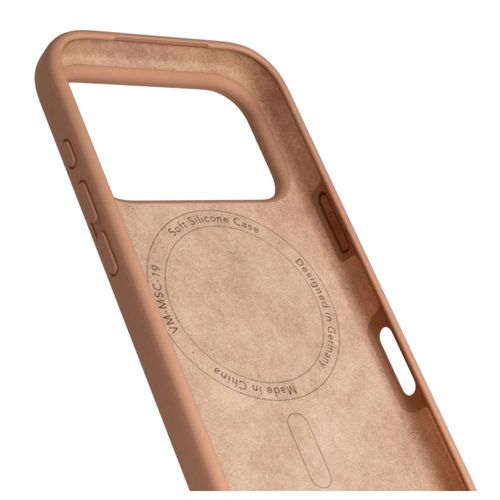 כיסוי סיליקון VONMAHLEN Soft Silicone Case iPhone 17 Pro חום