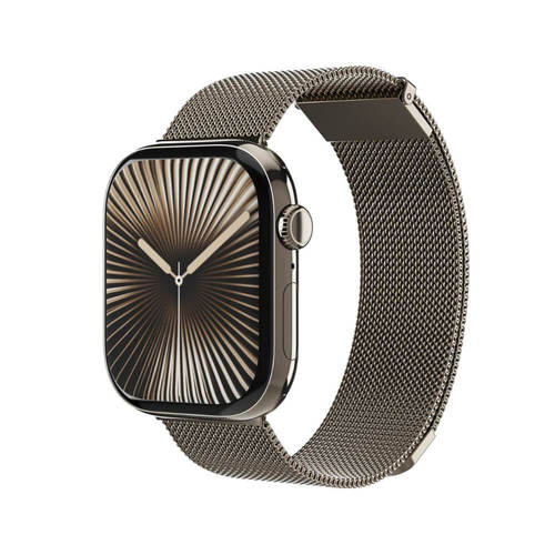 רצועות לשעון אפל VONMAHLEN Milanese Loop 2 גודל 44/45/46/49mm דזרט