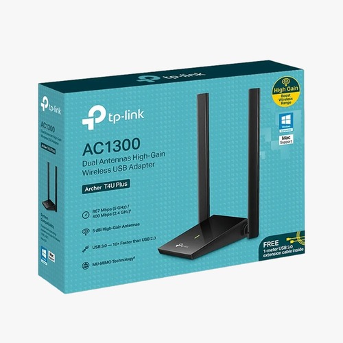 כרטיס רשת אלחוטי TP-LINK Archer T4U Plus AC1300