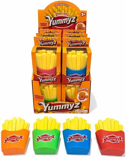 סקווישי מעיכה רך בצורת צ'יפס (מגוון צבעים)