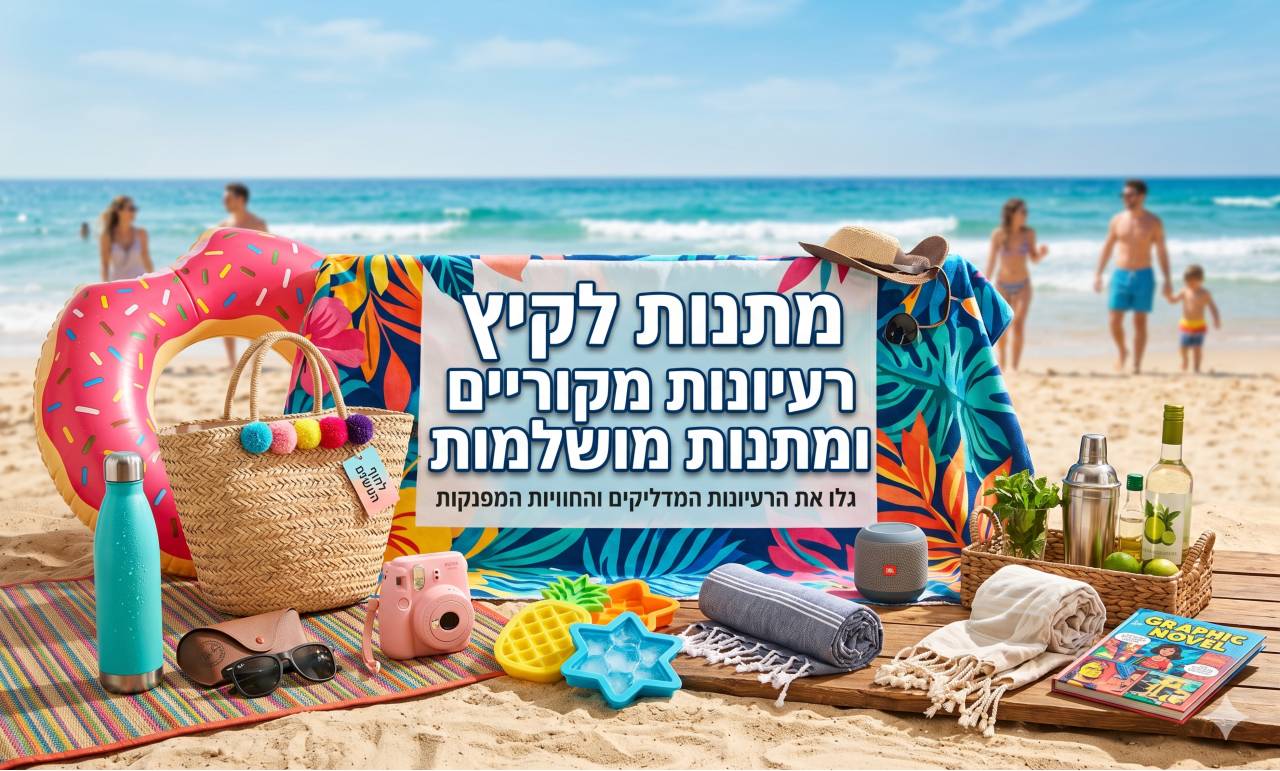 מתנות לקיץ - רעיונות מקוריים ומתנות מושלמות