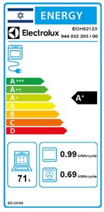 תנור בנוי Electrolux EOH6212X תוצרת גרמניה נירוסטה  אלקטרולוקס