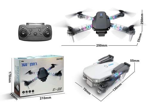 רחפן 360 מתקפל אורות – E-88