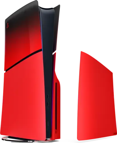 Playstation PS5 כיסוי מקורי לקונסולה HYPERPOP Collection - אדום Techno Red