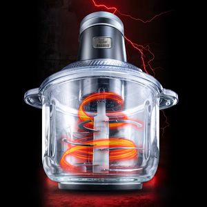 יש קוצץ ויש SMASHER! מעבד מזון חשמלי 600W, מיכל זכוכית 3 ליטר + 9 להבים food appeal