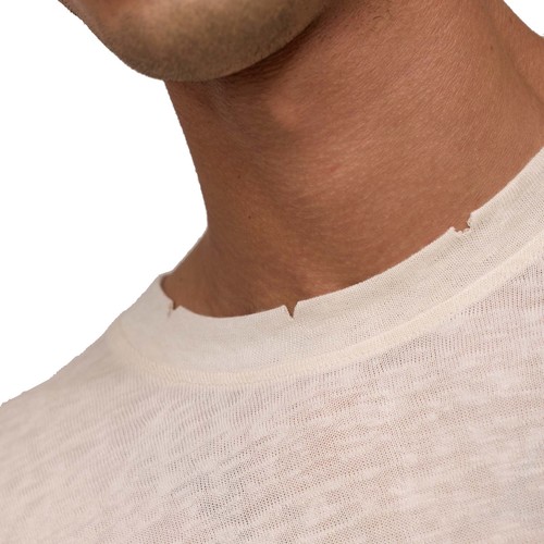 חולצת אוברסייז מראה פשתן | S-L | OVERSIZE 