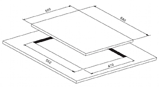 כיריים גז LY VENT HOT697