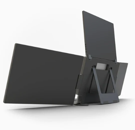 שלישיית צגים ניידים Quad-Screen S8 למחשב נייד