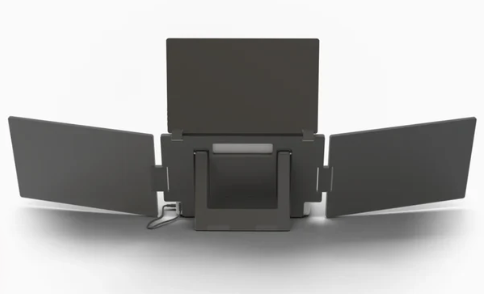 שלישיית צגים ניידים Quad-Screen S8 למחשב נייד