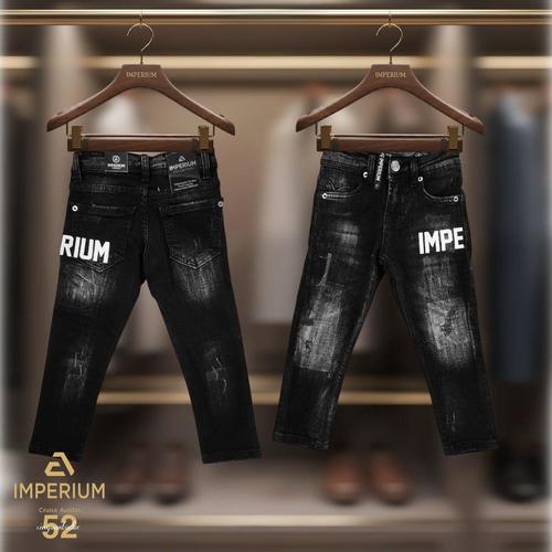 מכנסי ג'ינס לבנים מבית IMPERIUM בעיצוב Urban ושטיפה כהה