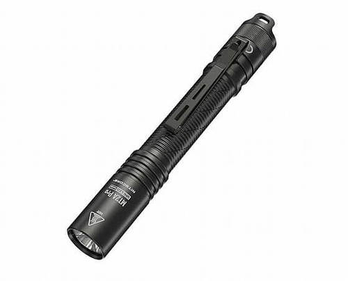 פנס יד 1000 לומן MT2A PRO למרחק 255 מ' נטען + סוללות AA