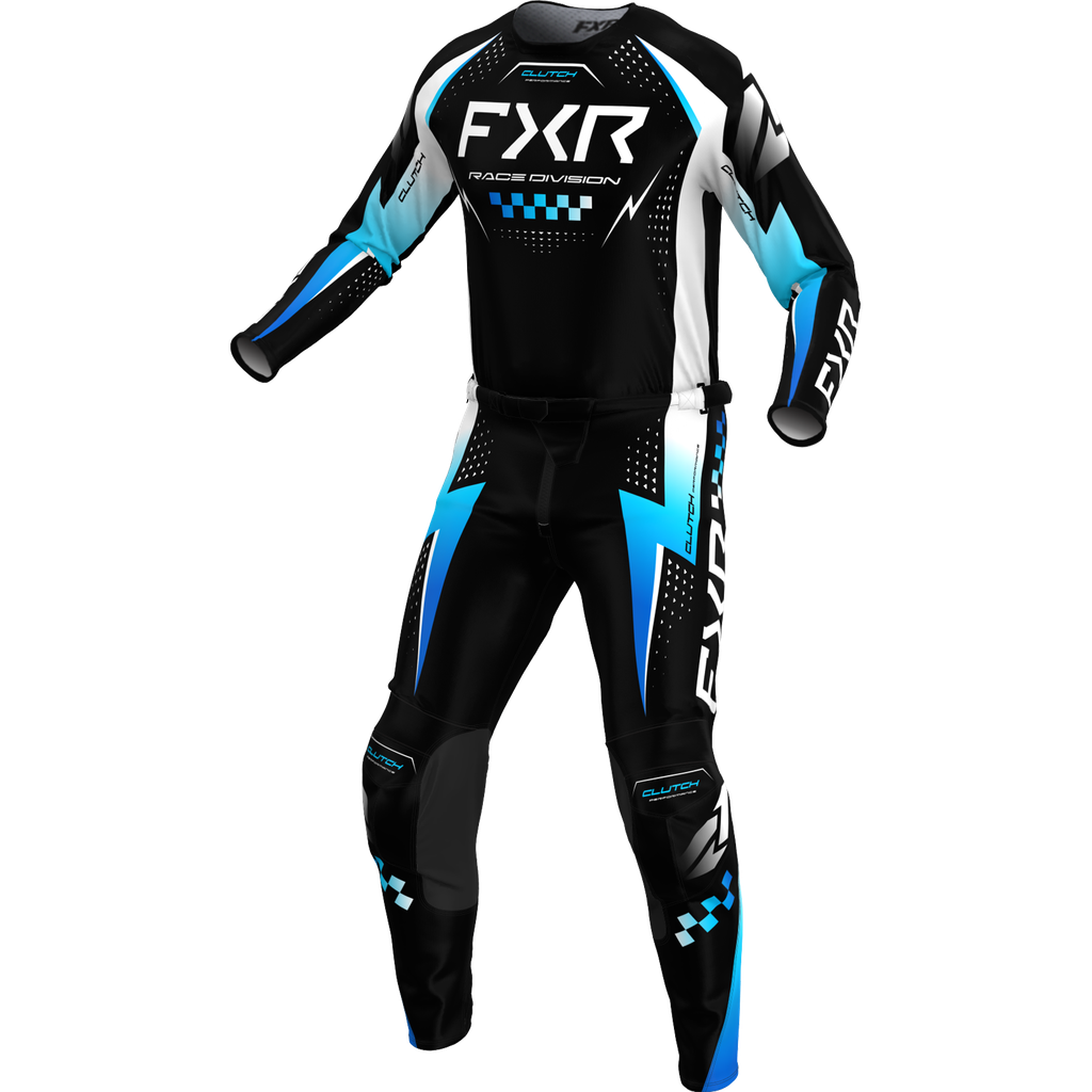 חליפת רכיבה FXR CLUTCH PRO V26 שחור\כחול