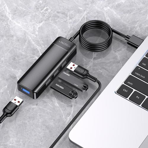 מפצל USB ל3 יציאות USB2 + יציאת USB3 - כבל 1.2מ'