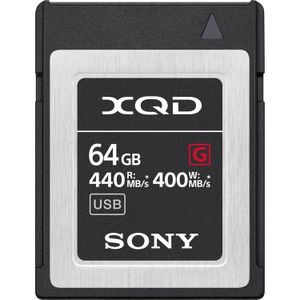 כרטיס זיכרון Sony 64gb XQD G - יד שניה!