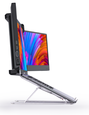 זוג צגים ניידים Tri-Screen S2 למחשב נייד 14 אינץ'