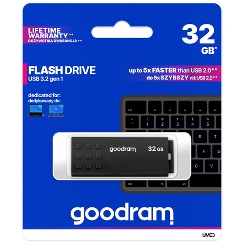 דיסק און קי GOODRAM UME3 32GB USB 3.2 