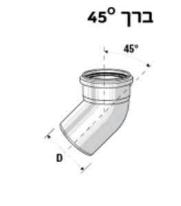 זוית 45 קוטר 40 VALSIR